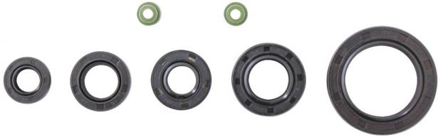 Oil Seal Kit - 125cc, CG125, 7pcs, Rubber - 20A5525 - PBC290F1