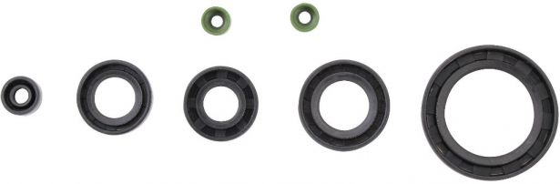 Oil Seal Kit - 125cc to 250cc, WY125, 7pcs, Rubber - 20A5509 - PBC292F1