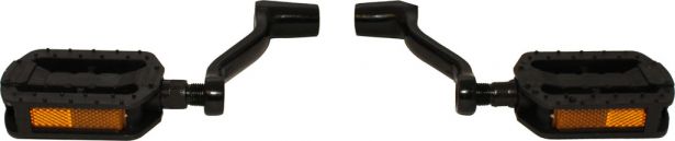 Pedals - Scooter, E-bike, Two Pedals, Two Pedal Arms - 40C5550 - PBC455F1