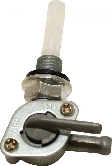 Petcock - Fuel Valve, Gas Valve, Short Stem, M10 Thread - 40A4007 - PBC2526F1