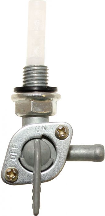 Petcock - Fuel Valve, Gas Valve, Short Stem, M10 Thread - 40A4007 - PBC2526F1