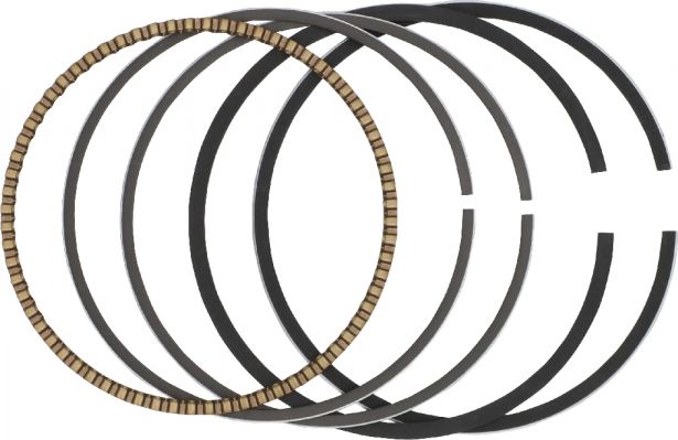Piston Rings - Top, Second, Oil, 75mm, 250cc, ATV, Jianshe, Baja - 30P8436 - PBC1593F1