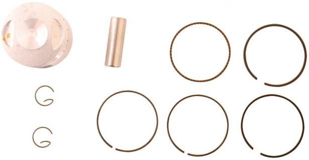 Piston and Ring Set - 125cc, 52.4mm, 14mm (9pcs) - 30A8155 - PBC1552F1