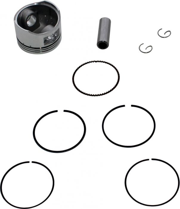 Piston and Ring Set - 125cc to 140cc, 54mm, 14mm (9pcs) - 30A8157 - PBC1684F1