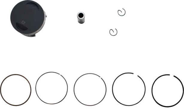 Piston and Ring Set - 155cc to 160cc, 60mm, 13mm (9pcs) - 30A8165 - PBC1524F1