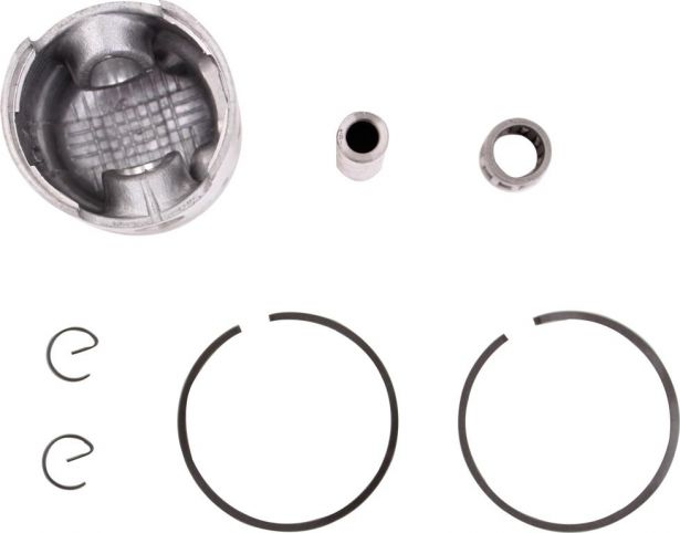 Piston and Ring Set - 47cc, 49cc, 44mm, 10 mm, 1 window (7pcs) - 30P8421 - PBC1813F1