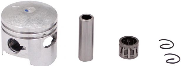 Piston and Ring Set - 47cc, 49cc, 44mm, 12 mm, 1 window (7 pcs) - 30P8431 - PBC1785F1