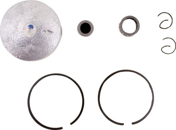 Piston and Ring Set - 47cc, 49cc, 44mm, 12 mm, 1 window (7 pcs) - 30P8431 - PBC1785F1