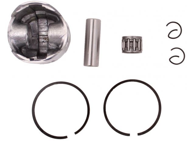 Piston and Ring Set - 47cc, 49cc, 44mm, 12 mm, 1 window (7 pcs) - 30P8431 - PBC1785F1