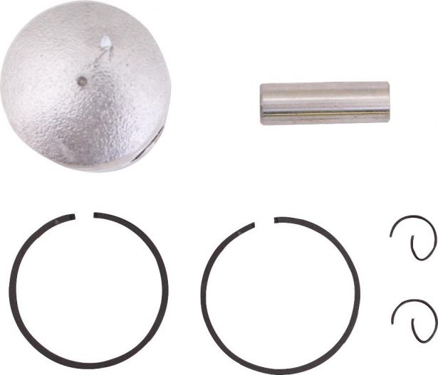 Piston and Ring Set - 49cc, 44mm, 12mm (6pcs) - 30P8430 - PBC1570F1