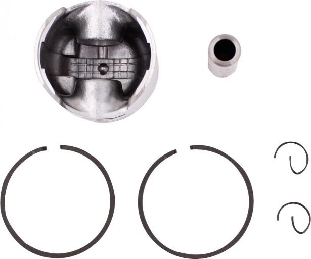 Piston and Ring Set - 49cc, 44mm, 12mm (6pcs) - 30P8430 - PBC1570F1