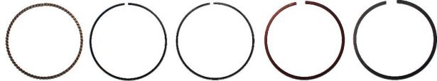 Piston and Ring Set - 200cc, 250cc, 72mm, 17mm, (9pcs) - 30A8186 - PBC1531F1