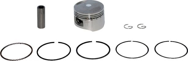 Piston and Ring Set - YX 125cc (9pcs) - PBC30AF1