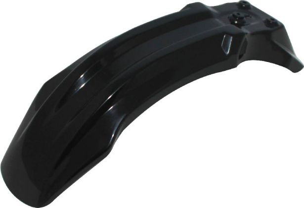 Plastic Fender - Front, 50cc to 150cc, Dirt Bike, Black (1 pc) - 70D7111BK - PBC518F1