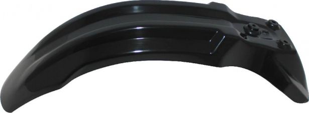 Plastic Fender - Front, 50cc to 150cc, Dirt Bike, Black (1 pc) - 70D7111BK - PBC518F1