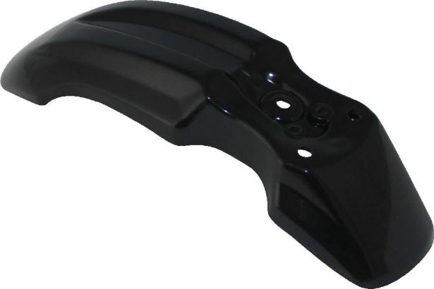 Plastic Fender - Front, 50cc to 150cc, Dirt Bike, Black (1 pc) - 70D7121BK - PBC627F1