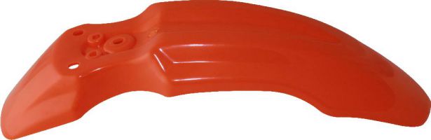 Plastic Fender - Front, 50cc to 150cc, Dirt Bike, Orange (1 pc) - 70D7121OG - PBC612F1