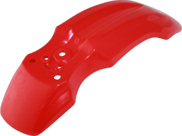 Plastic Fender - Front, 50cc to 150cc, Dirt Bike, Red (1 pc) - 70D7121RD - PBC587F1