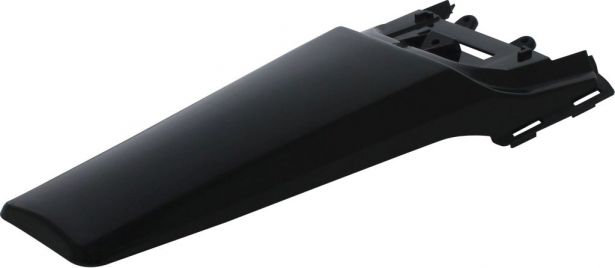 Plastic Fender - Rear, 50cc to 150cc, Dirt Bike, Black (1 pc) - 70D7112BK - PBC661F1