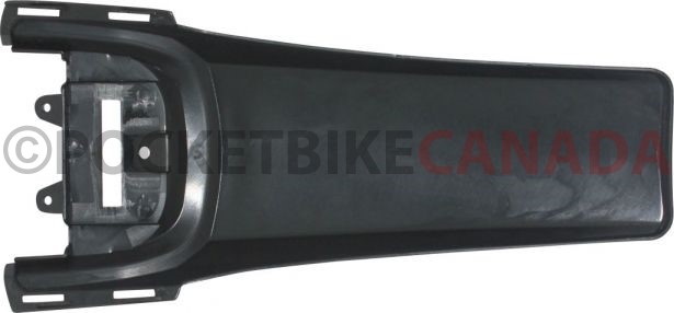 Plastic Fender - Rear, 50cc to 150cc, Dirt Bike, Black (1 pc) - 70D7112BK - PBC661F1