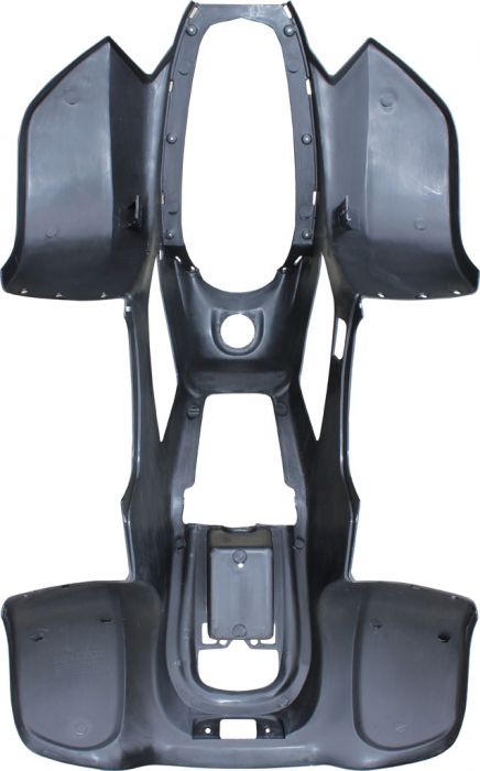 Plastic Set - 50cc to 125cc ATV, Black, Racing Style - 70A7110BK - PBC600F1