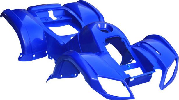 Plastic Set - 50cc to 125cc ATV, Blue, Utility Style - 70A7120BU - PBC467F1