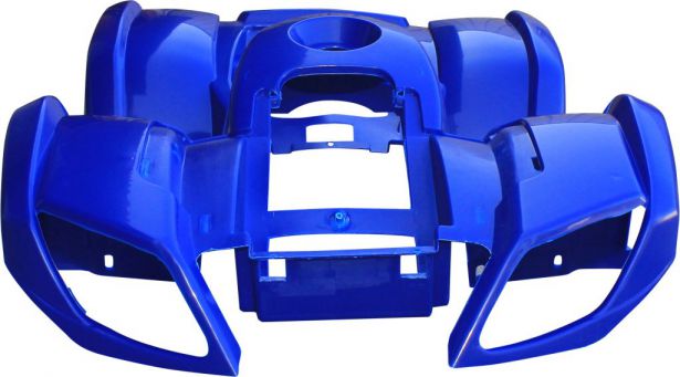 Plastic Set - 50cc to 125cc ATV, Blue, Utility Style - 70A7120BU - PBC467F1