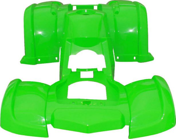 Plastic Set - 50cc to 125cc ATV, Green, Utility Style - 70A7120GN - PBC495F1