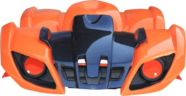 Plastic Set - 50cc to 125cc ATV, Orange, Utility Style - 70A7120OGF1
