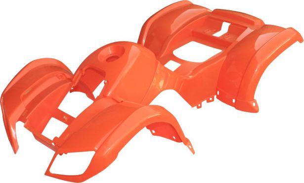 Plastic Set - 50cc to 125cc ATV, Orange, Utility Style - 70A7120OGF1