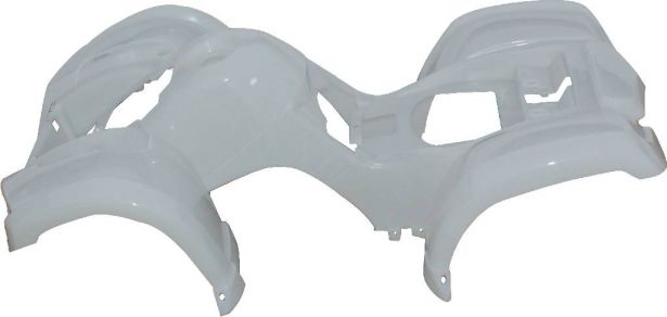 Plastic Set - 50cc to 125cc ATV, White, Utility Style - 70A7120WT - PBC508F1