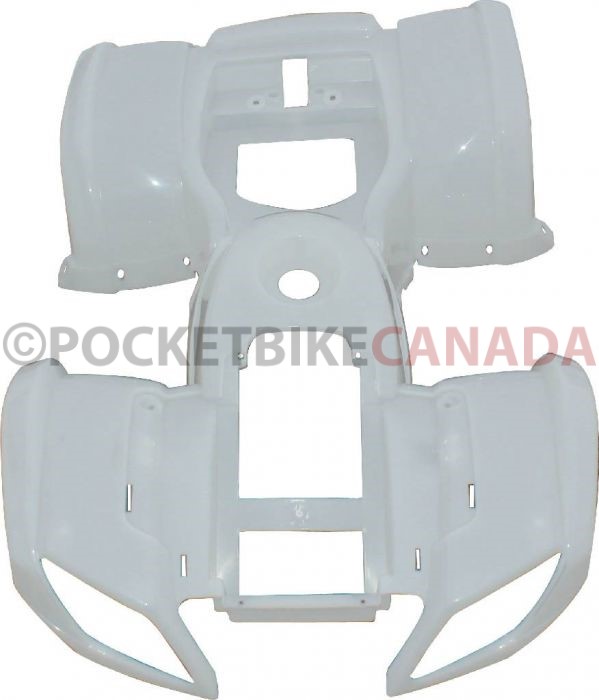 Plastic Set - 50cc to 125cc ATV, White, Utility Style - 70A7120WT - PBC508F1