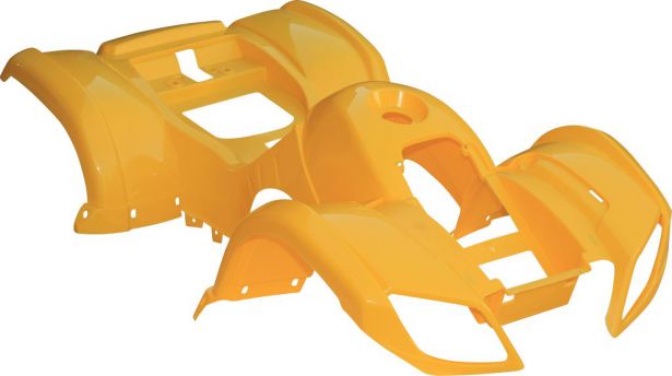 Plastic Set - 50cc to 125cc, ATV, Yellow, Utility Style - 70A7120YW - PBC658F1