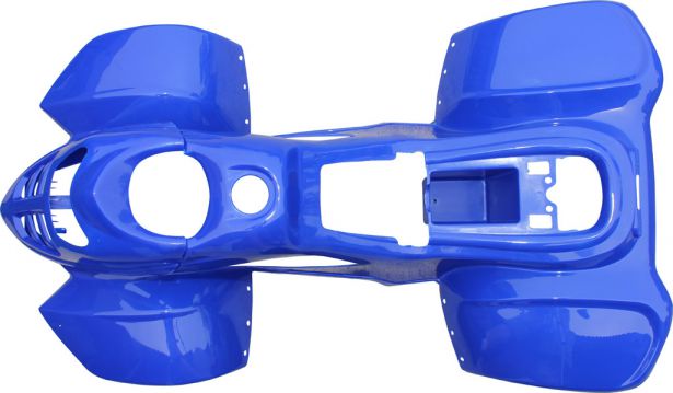Plastic Set - 50cc to 125cc ATV, Blue, Racing Style - 70A7130BU - PBC562F1