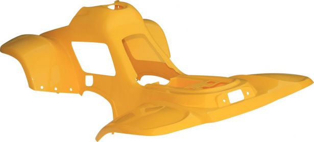 Plastic Set - 50cc to 125cc, ATV, Yellow, Racing Style - 70A7130YW - PBC577F1