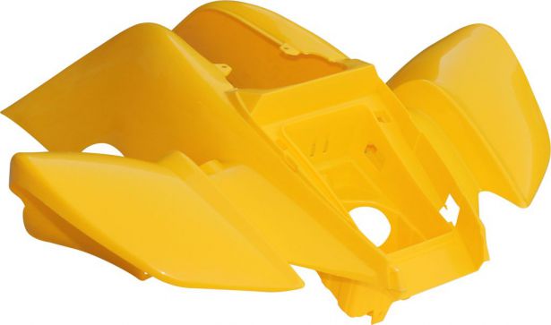 Plastic Set - 50cc to 250cc ATV, Yellow, Racing Style - 70A7140YW - PBC629F1