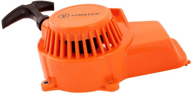 Pull Start - 3 Bolt, Plastic, Yimatzu Brand, Orange - 30P3750OG - PBC1417F1