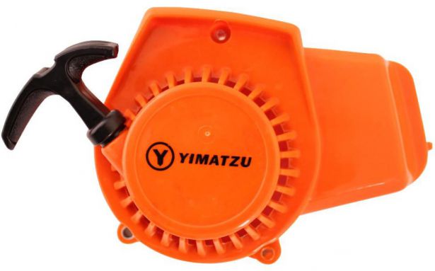 Pull Start - 3 Bolt, Plastic, Yimatzu Brand, Orange - 30P3750OG - PBC1417F1