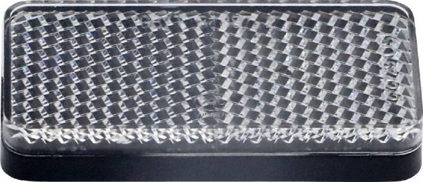 Reflector - Front Reflector, White, SHOK Scooters Graviton - 70S8080 - PBC754EF1