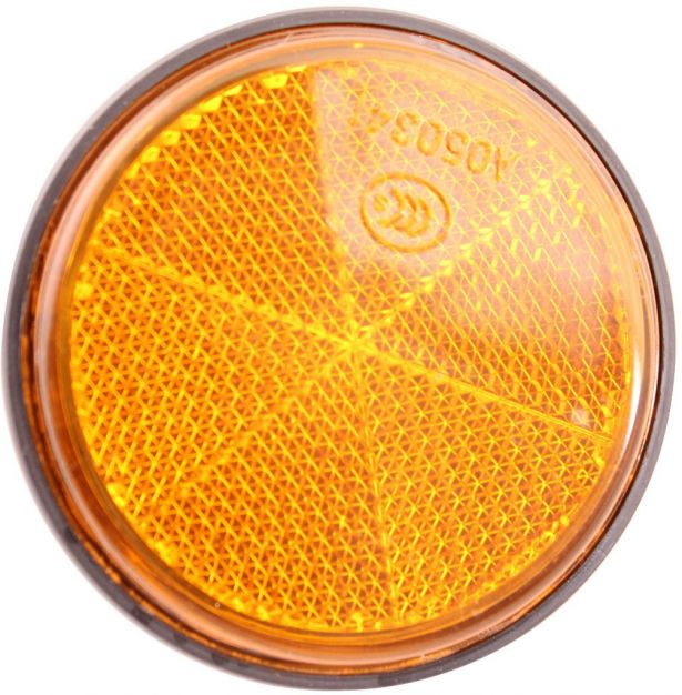 Reflector - Orange with Black Base, A-Grade (2pcs) - 40A7505 - PBC493F1