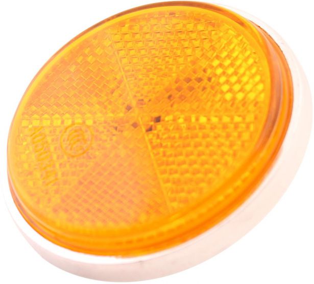 Reflector - Orange with Chrome Base, A-Grade - 40A7510 - PBC506F1