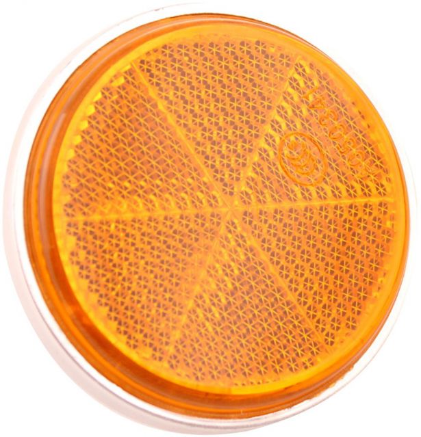 Reflector - Orange with Chrome Base, A-Grade - 40A7510 - PBC506F1