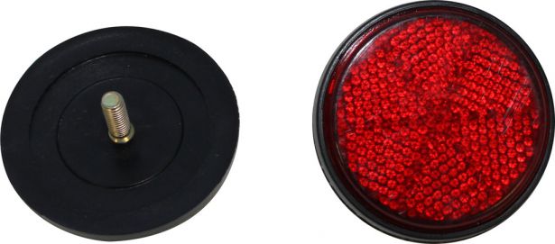 Reflector - Red with Black Base, A-Grade (2pcs) - 40A7515 - PBC494F1