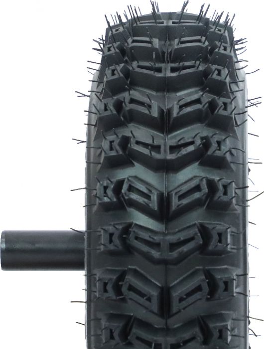 Rim and Tire Set - 13 x 4.1 - 6, Directional, Locking Pin Style, Snowblower, Garden Machine, Universal Wheel Assembly, Left Side - 40L1348-L - PBC3907EF1