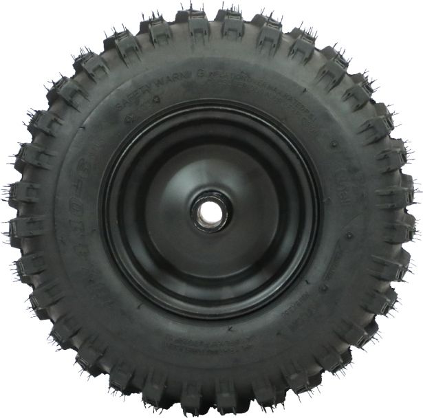Rim and Tire Set - 13 x 4.1 - 6, Directional, Locking Pin Style, Snowblower, Garden Machine, Universal Wheel Assembly, Right Side - 40L1348-R - PBC3933EF1