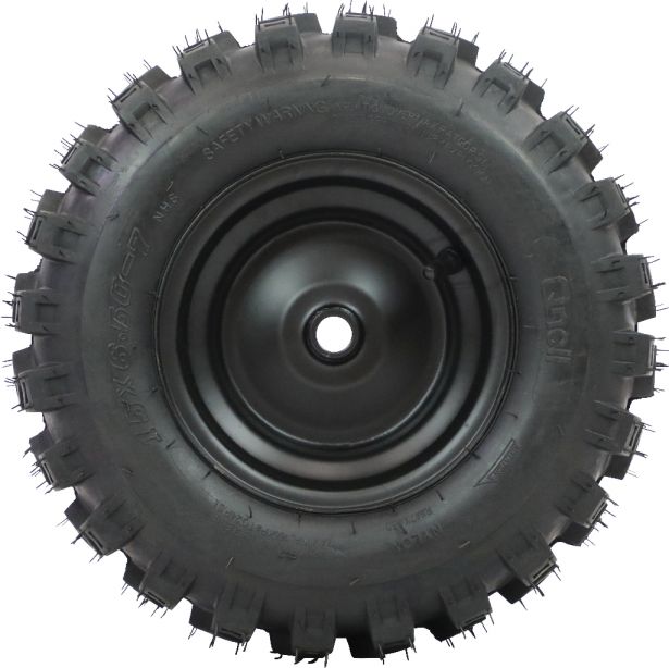 Rim and Tire Set - 15 x 6.5 - 7, Directional, Locking Pin Style, Snowblower, Garden Machine, Universal Wheel Assembly, Right Side - 40L1352-R - PBC4291EF1