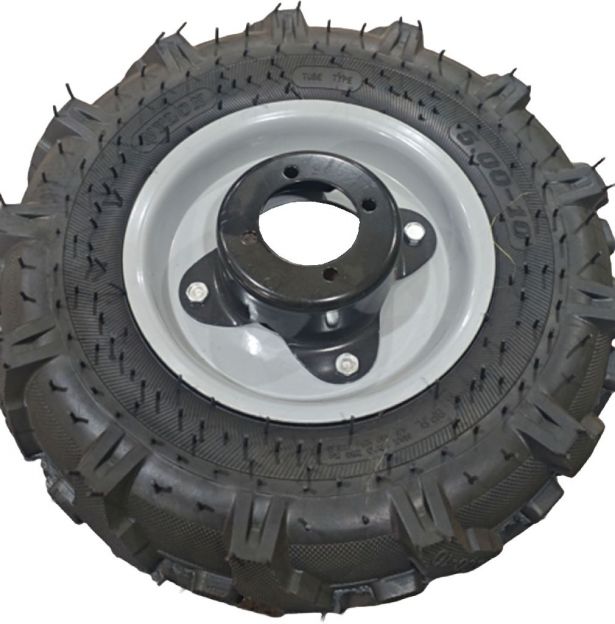 Rim and Tire Set - 5.00-10, Directional, BCS Tractor Profile, Left Side - 40L1385-L - PBC4015EF1