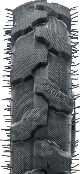 Rim and Tire Set - 5.00-10, Directional, BCS Tractor Profile, Left Side - 40L1385-L - PBC4015EF1