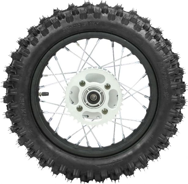 Rim and Tire Set - INCLUDES SPROCKET, Rear 12