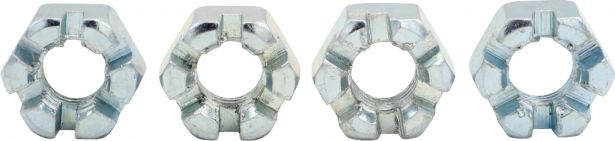Slotted Nut - Castle Nut - ( Wheel Nut, Lug Nut ) 10-1.5 (4pcs) - HWN4010 - PBC2884F1